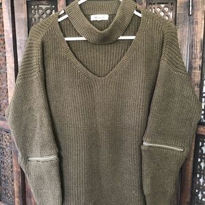 Cutout Sweater